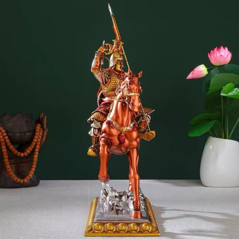 Buddha Statue of King Gesar Bu – Home Decor Resin recenzja i cena