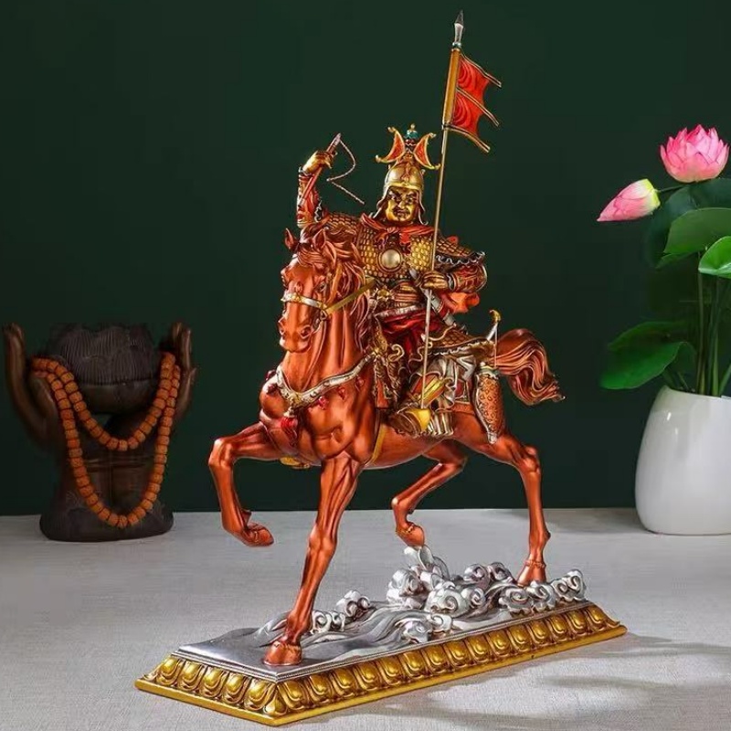 Buddha Statue of King Gesar Bu – Home Decor Resin recenzja i cena