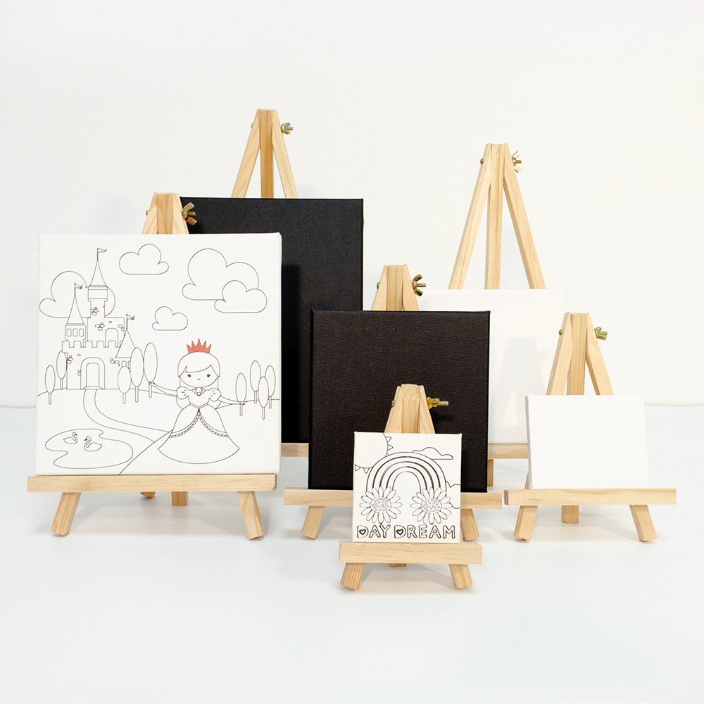 Mini Easel Artists Mini Shelf  – Canvas Painting recenzja i cena