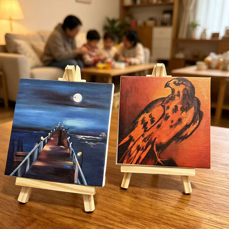 Mini Easel Artists Mini Shelf  – Canvas Painting recenzja i cena