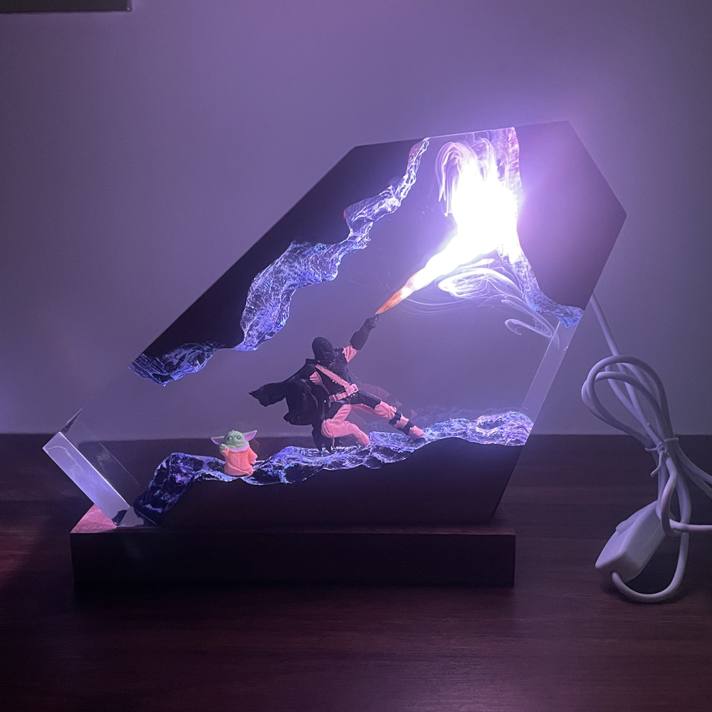 Table Resin Lamp Sci-fi Figure – Home Decor Resin recenzja i cena