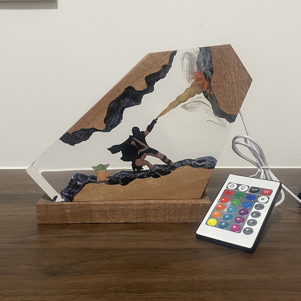 Table Resin Lamp Sci-fi Figure – Home Decor Resin recenzja i cena