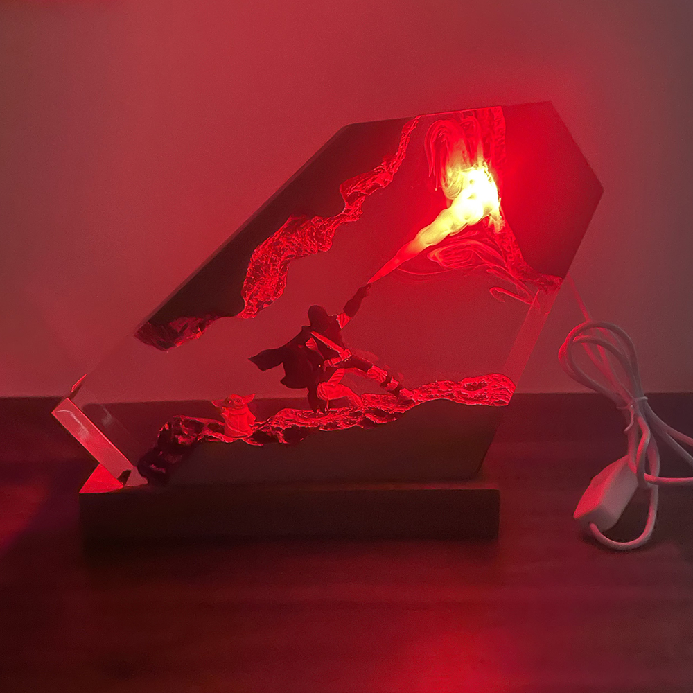 Table Resin Lamp Sci-fi Figure – Home Decor Resin recenzja i cena