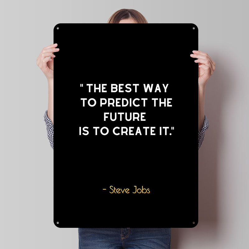 Steve Jobs Quote - Future Meta – Home Decor Jobs recenzja i cena