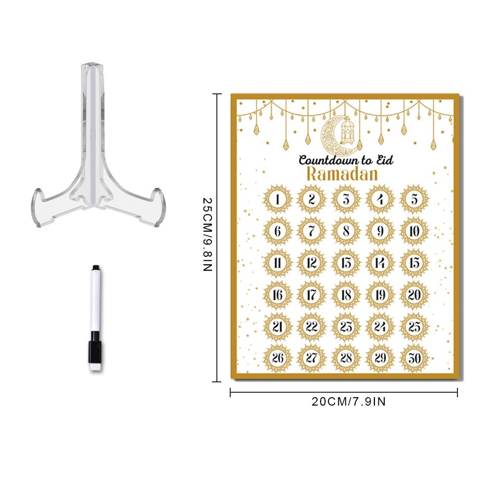 Ramadan Advent Countdown Calen – Home Decor Ramadan recenzja i cena