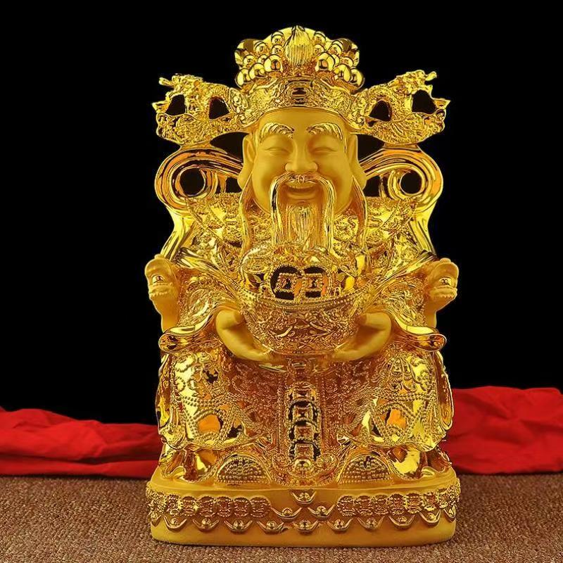 Feng Shui Gold God of Wealth L – Home Decor Resin recenzja i cena