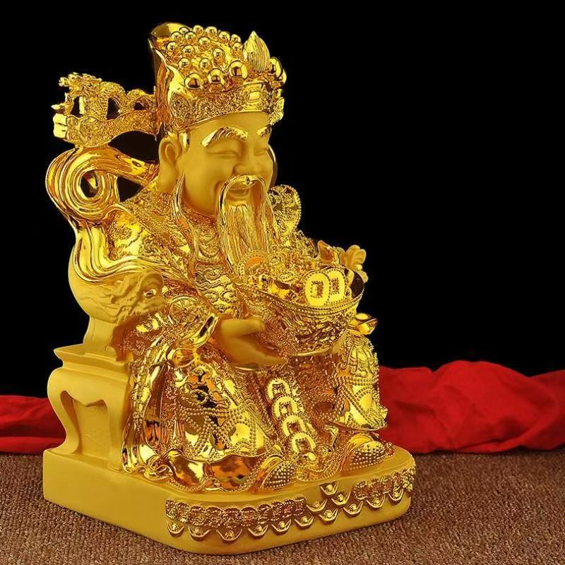 Feng Shui Gold God of Wealth L – Home Decor Resin recenzja i cena