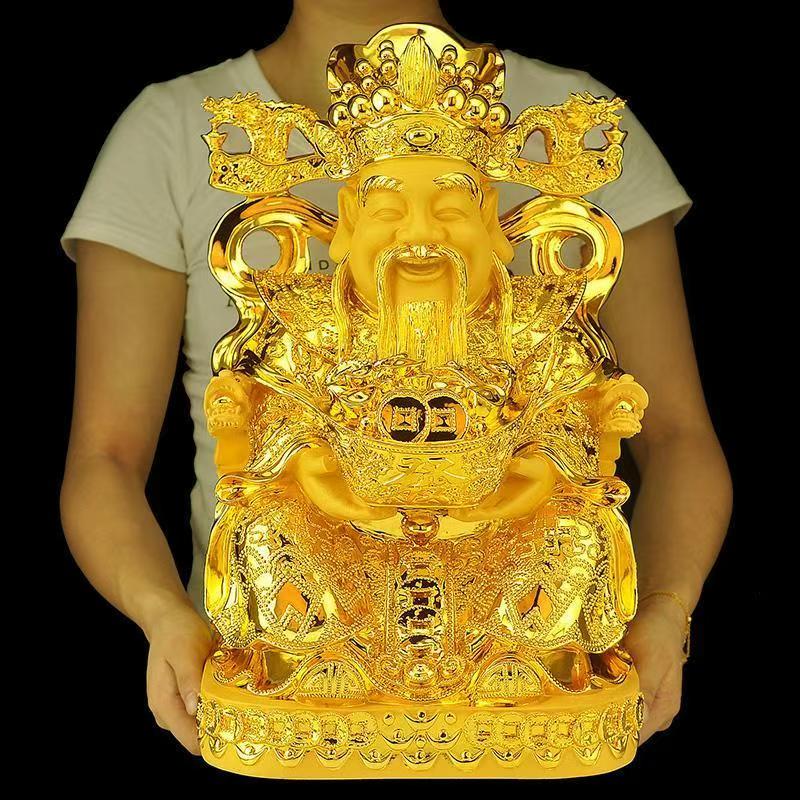 Feng Shui Gold God of Wealth L – Home Decor Resin recenzja i cena