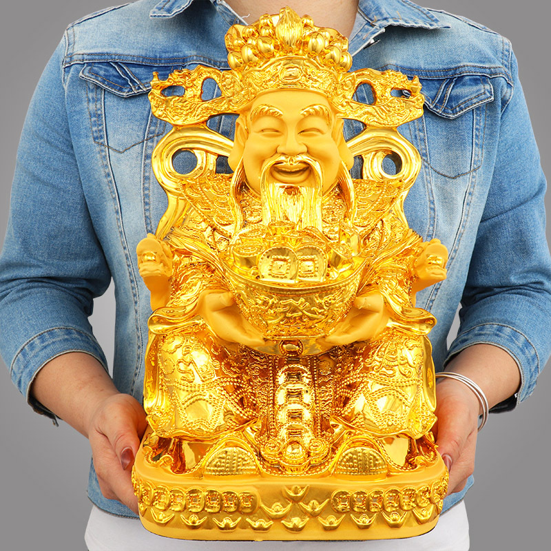 Feng Shui Gold God of Wealth L – Home Decor Resin recenzja i cena
