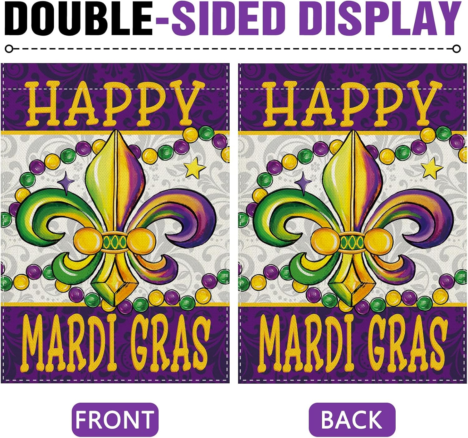 Dyrenson Happy Mardi Gras Fleu – Home Decor New Orleans recenzja i cena