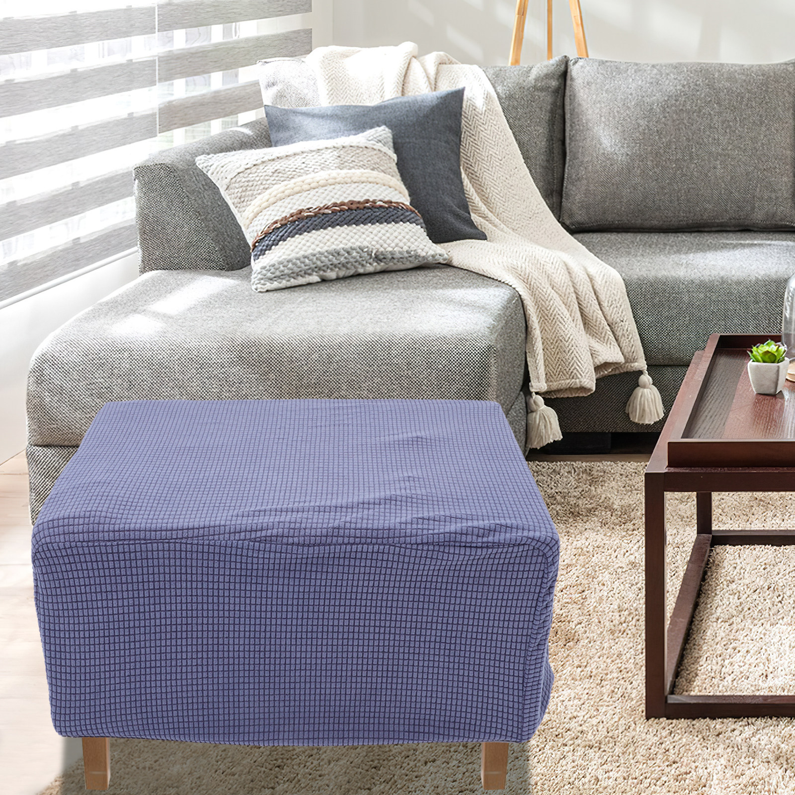 Stretchable Square Stool Cover – Home Decor Sofa recenzja i cena