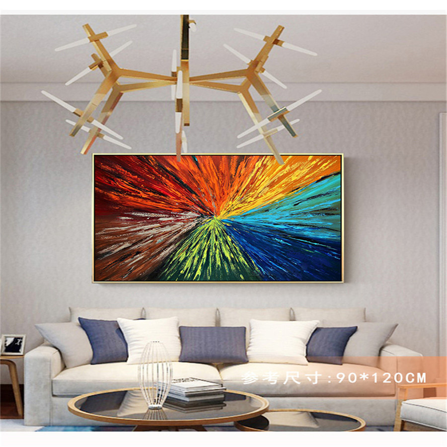 Handmade Oil Painting On Canva – Home Decor Color Palettes recenzja i cena