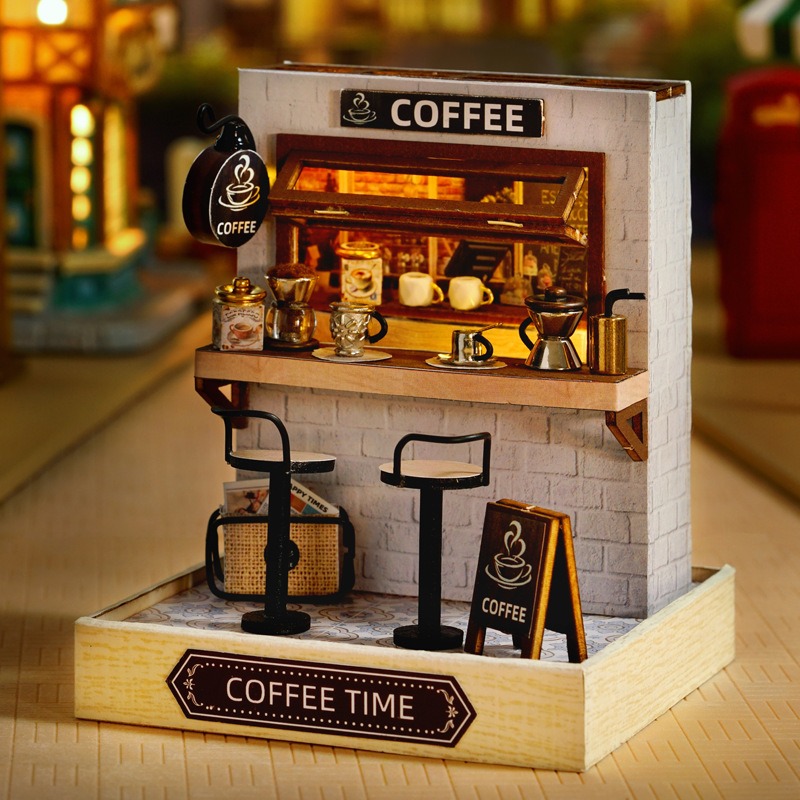 Mini Dollhouse Kit Sakura Stre – Home Decor Store recenzja i cena
