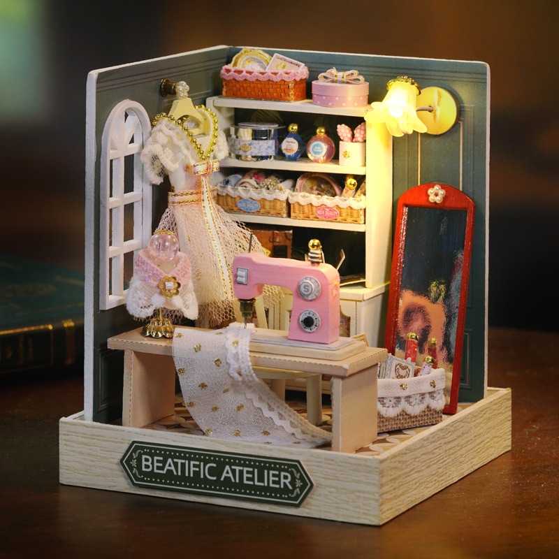 Mini Dollhouse Kit Sakura Stre – Home Decor Store recenzja i cena