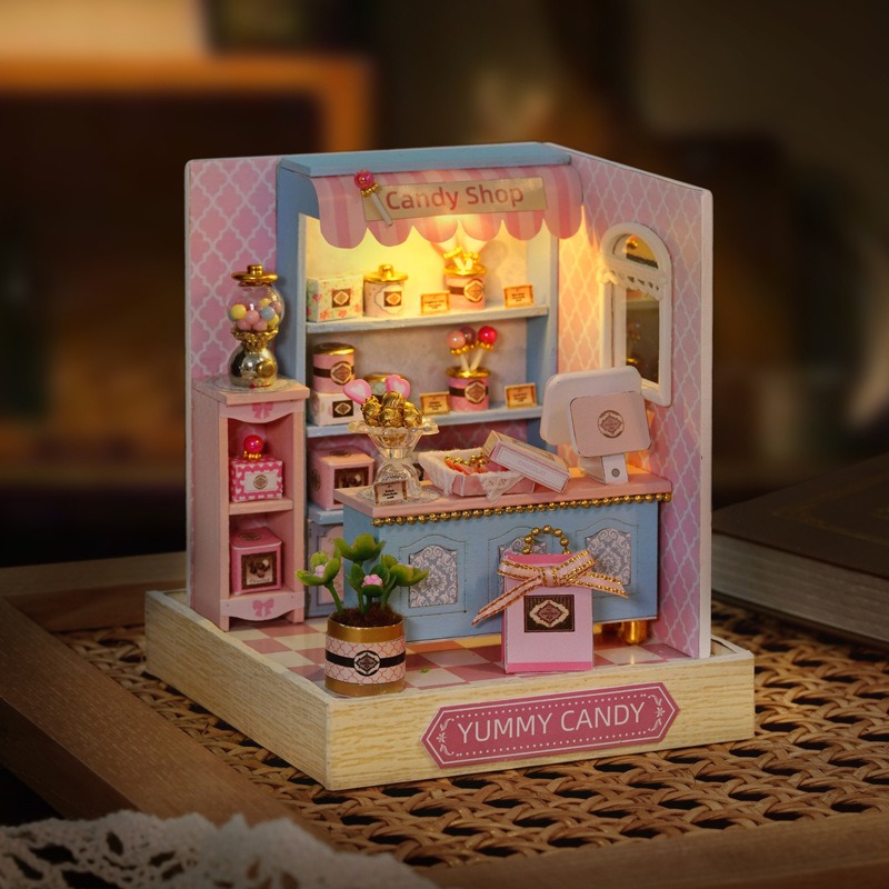 Mini Dollhouse Kit Sakura Stre – Home Decor Store recenzja i cena
