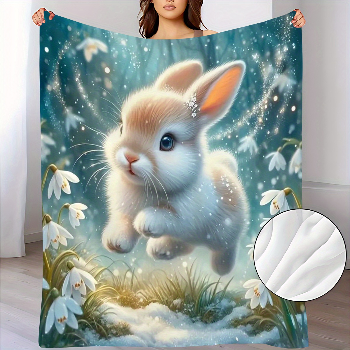 Top Pick Cozy Snowflake Flanne – Neutral Throw Blanket recenzja i cena