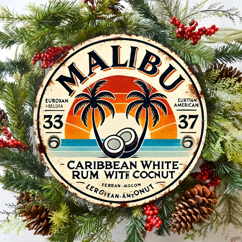 Vintage Malibu Rum Coconut Alu – Home Decor Trends recenzja i cena