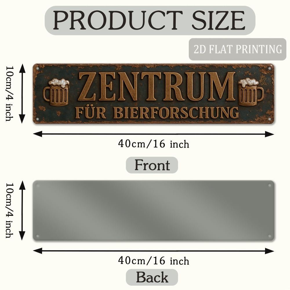 2D Flat Funny Beer Research Ce – Germany Home Decor recenzja i cena