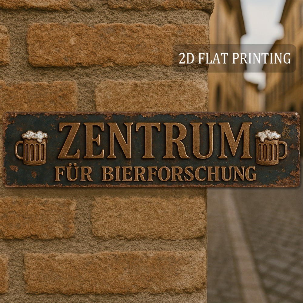 2D Flat Funny Beer Research Ce – Germany Home Decor recenzja i cena