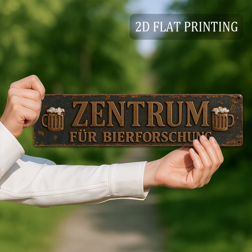 2D Flat Funny Beer Research Ce – Germany Home Decor recenzja i cena