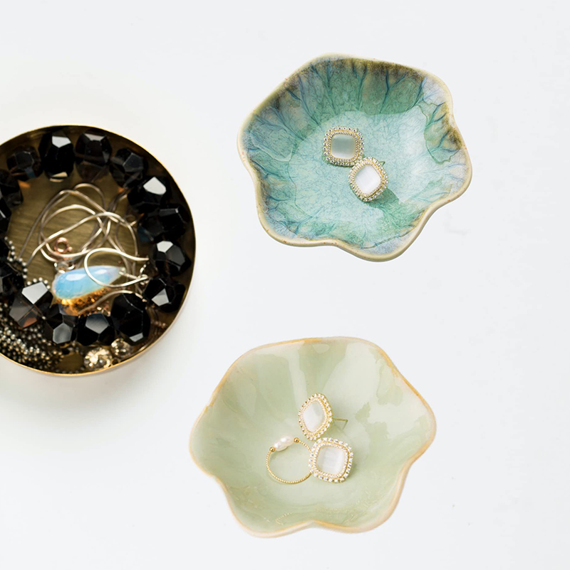Ceramic Lotus Leaf Jewelry Tra – Ceramic Trinket Dish recenzja i cena