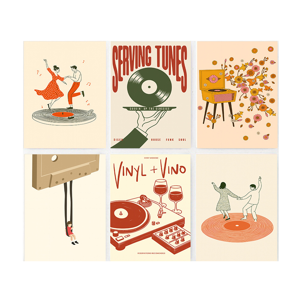 1pc Vintage Music Canvas Poste – Home Decor Trends recenzja i cena