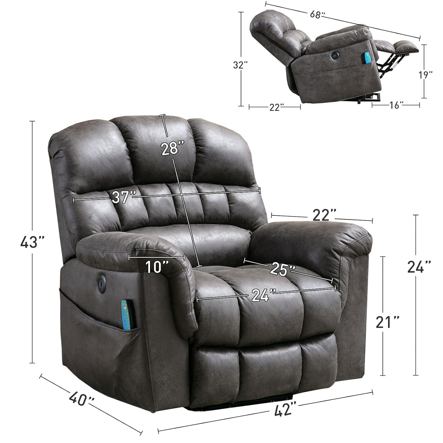 Power Lift Chairs Recliner for – Home Decor Sofa recenzja i cena