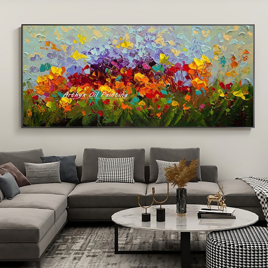 Arthyx,Hand Painted Colorful A – Home Decor Color Palettes recenzja i cena