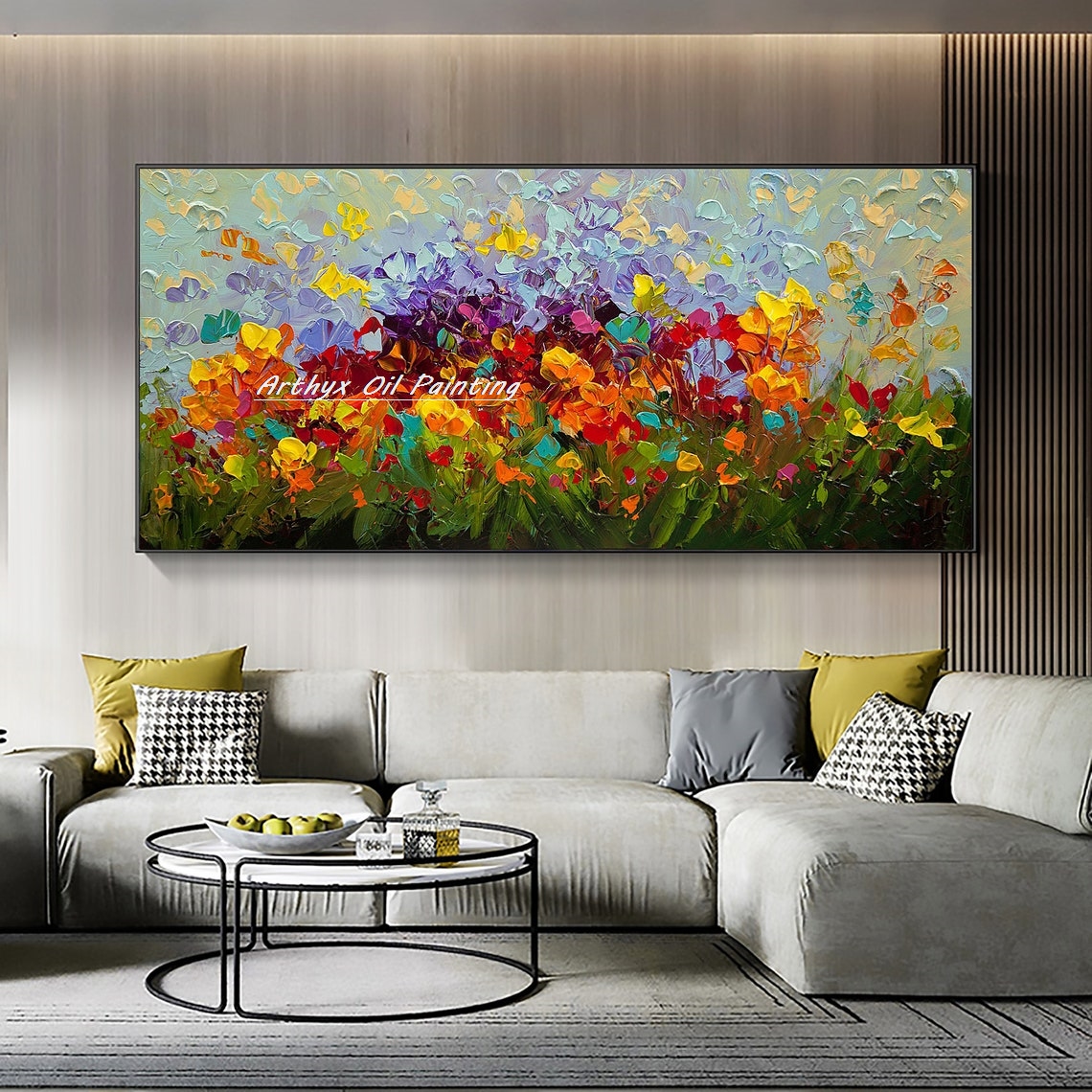Arthyx,Hand Painted Colorful A – Home Decor Color Palettes recenzja i cena