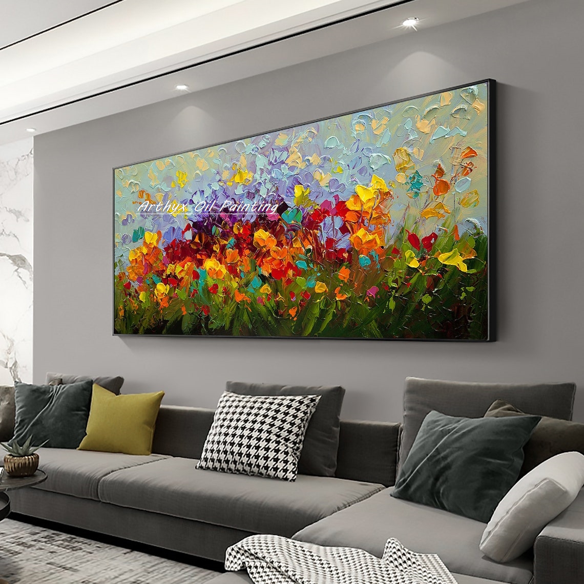 Arthyx,Hand Painted Colorful A – Home Decor Color Palettes recenzja i cena