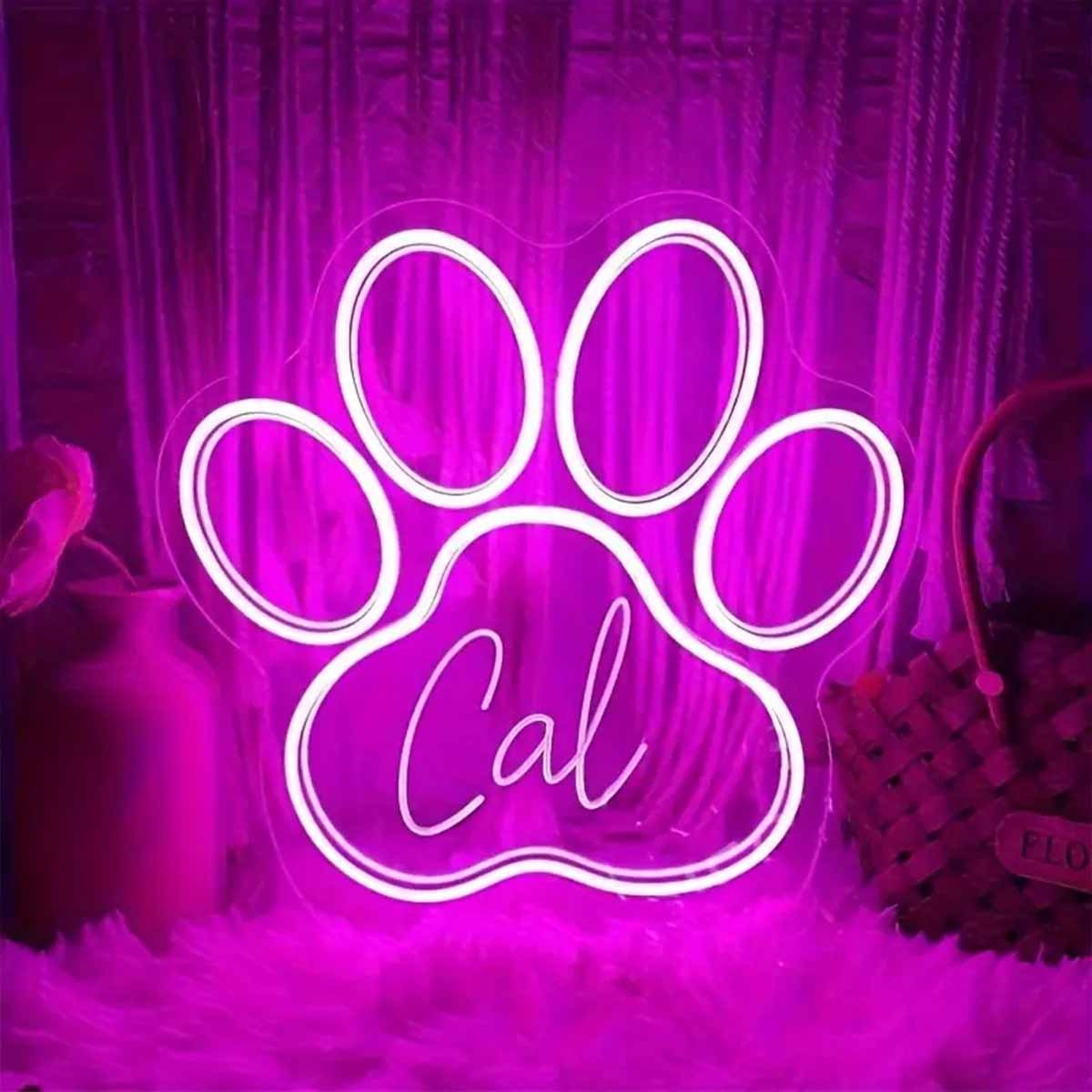 Custom Paw Print Neon Sign wit – Home Decor Store recenzja i cena