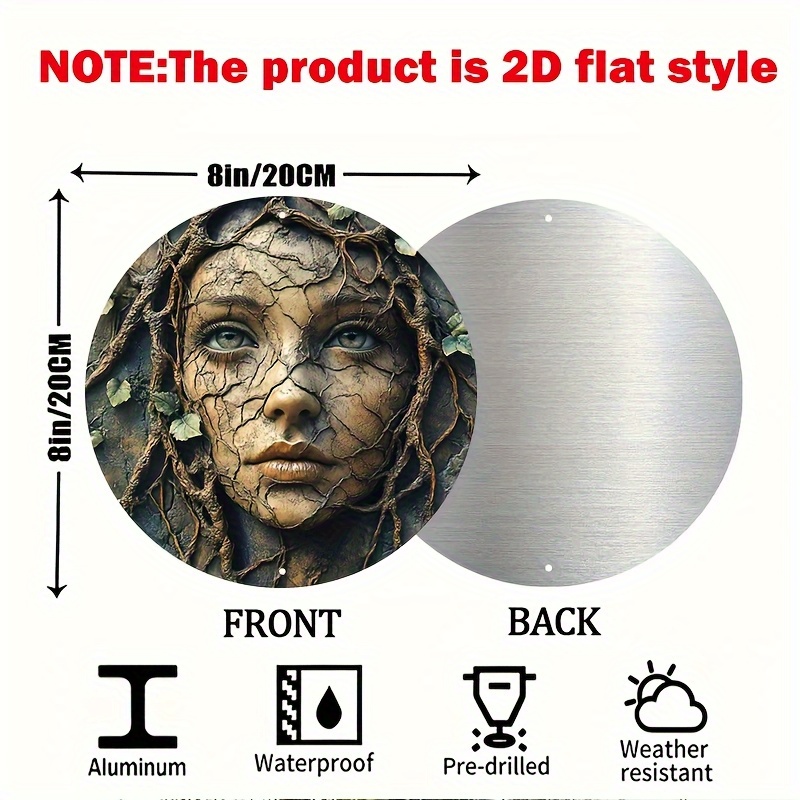 2D Flat, Vintage Aluminum Roun – Home Decor Trends recenzja i cena