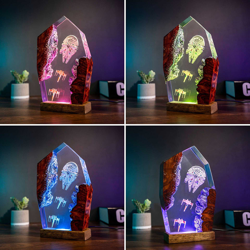 Table Resin Lamp Universe War  – Home Decor For Wedding recenzja i cena