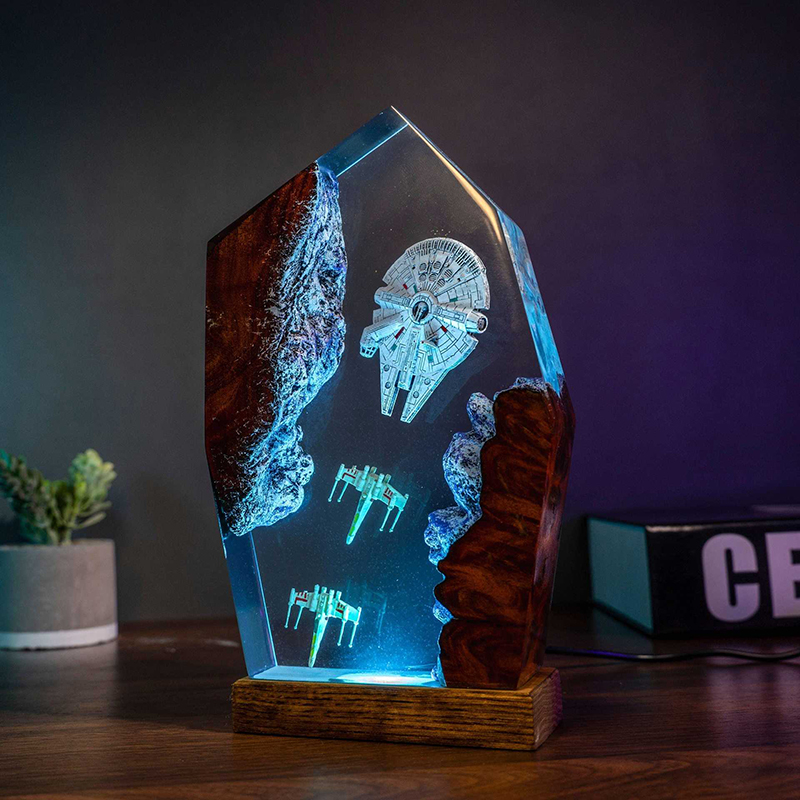 Table Resin Lamp Universe War  – Home Decor For Wedding recenzja i cena