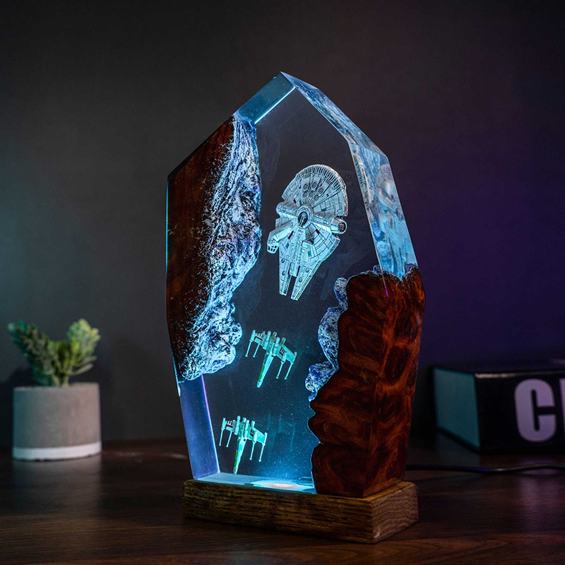 Table Resin Lamp Universe War  – Home Decor For Wedding recenzja i cena