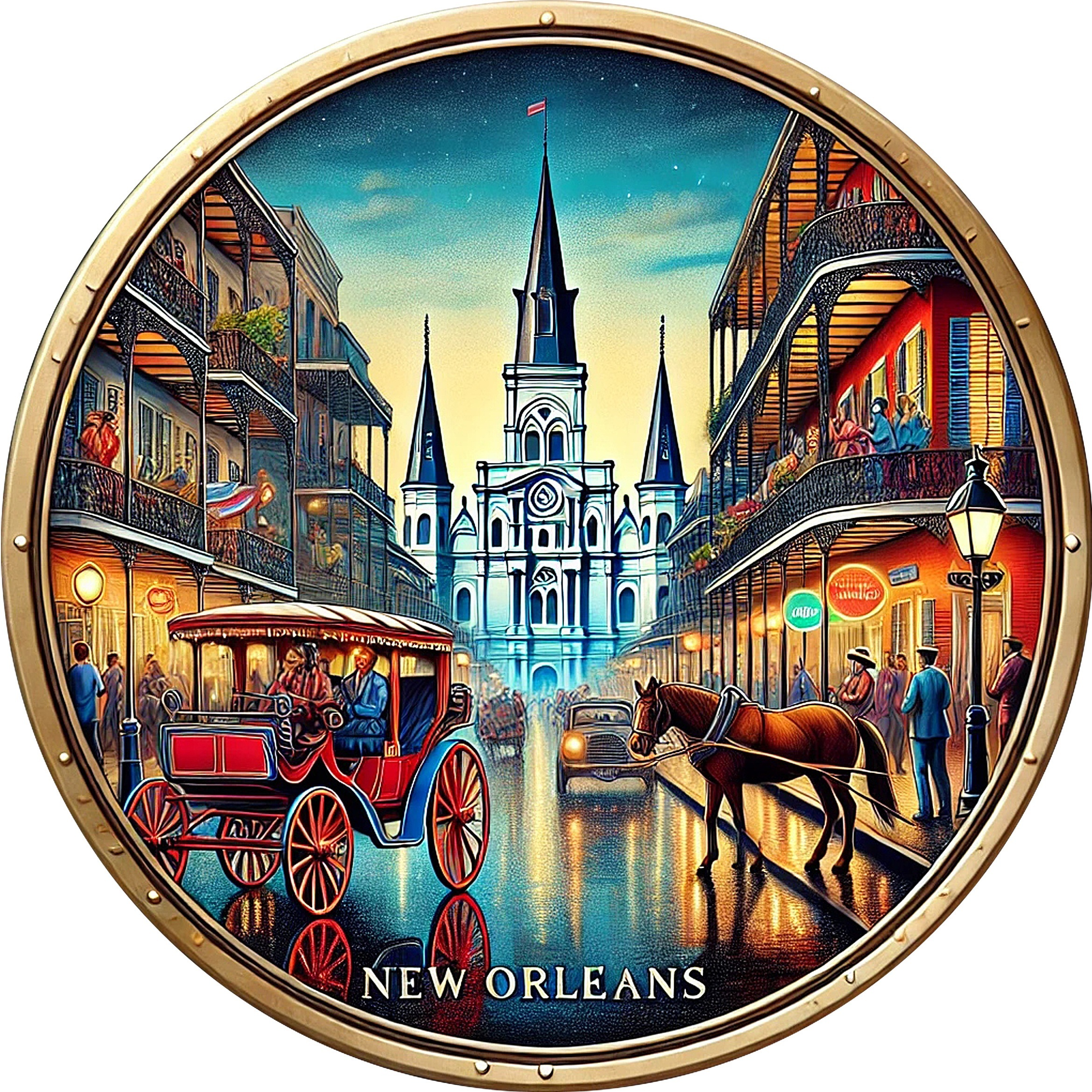 2D Metal Sign New Orleans Vint – Home Decor New Orleans recenzja i cena
