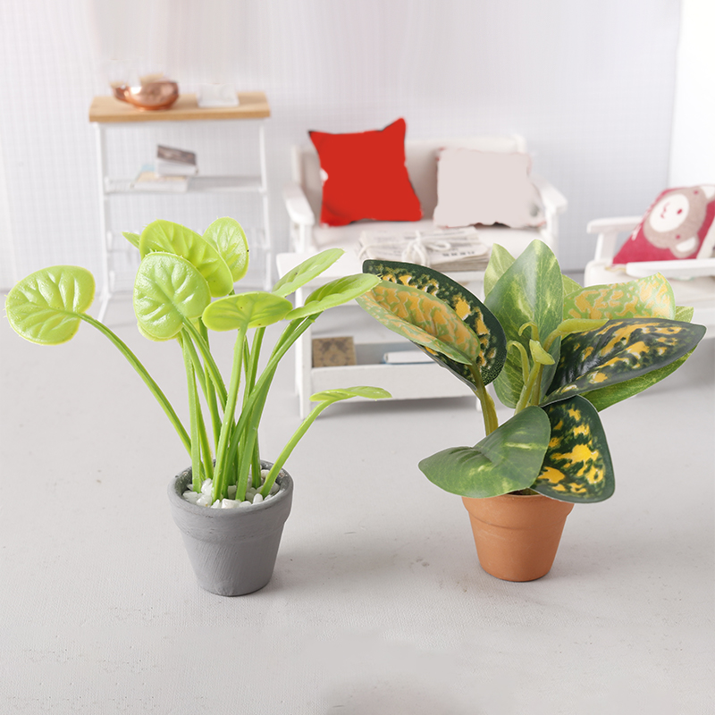 1/12 Dollhouse Miniature Plant – Home Decor Resin recenzja i cena