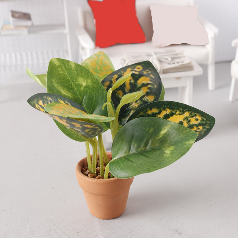 1/12 Dollhouse Miniature Plant – Home Decor Resin recenzja i cena