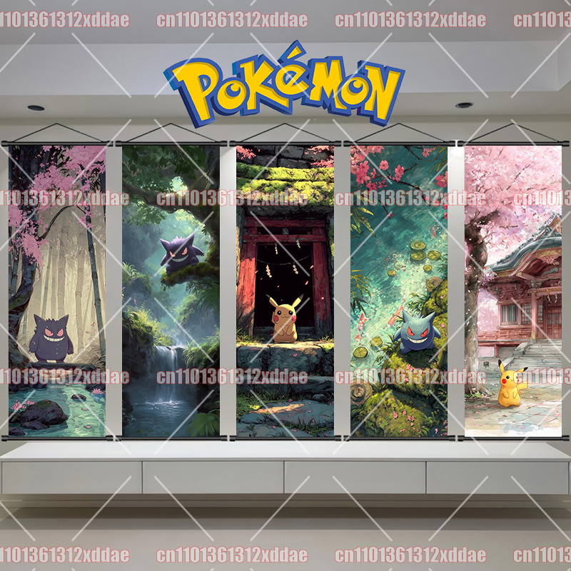 Pokémon Anime Scroll Painting  – Canvas Painting recenzja i cena