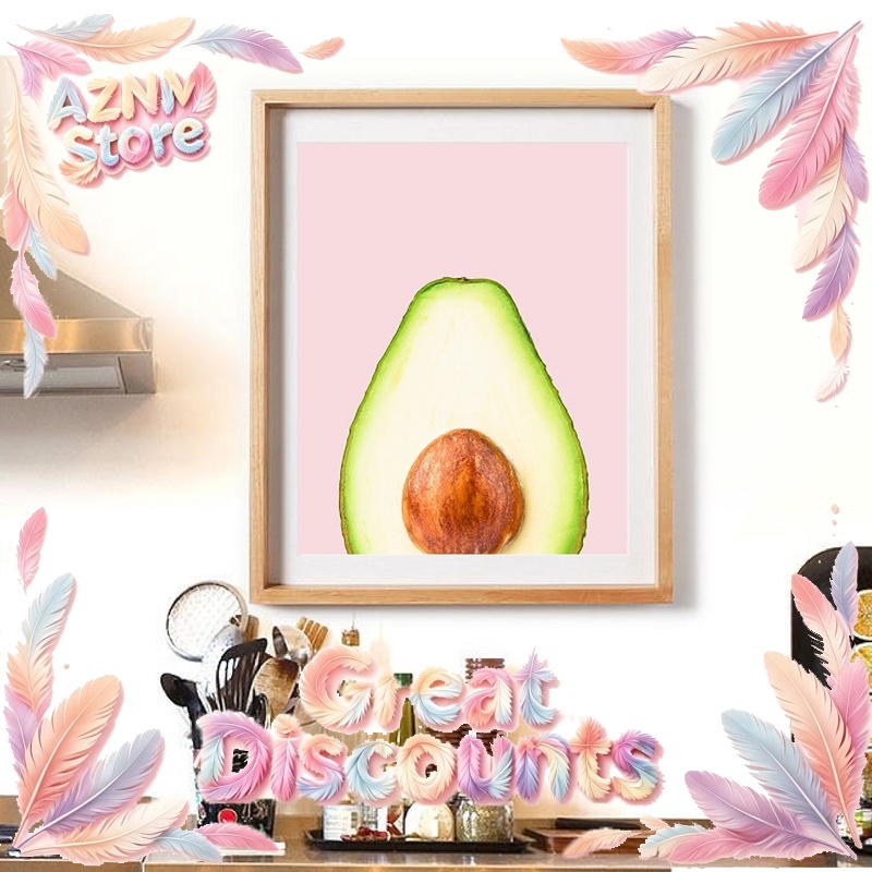 2026 Avocado Fruit Poster Canv – Home Decor Trend 2026 recenzja i cena