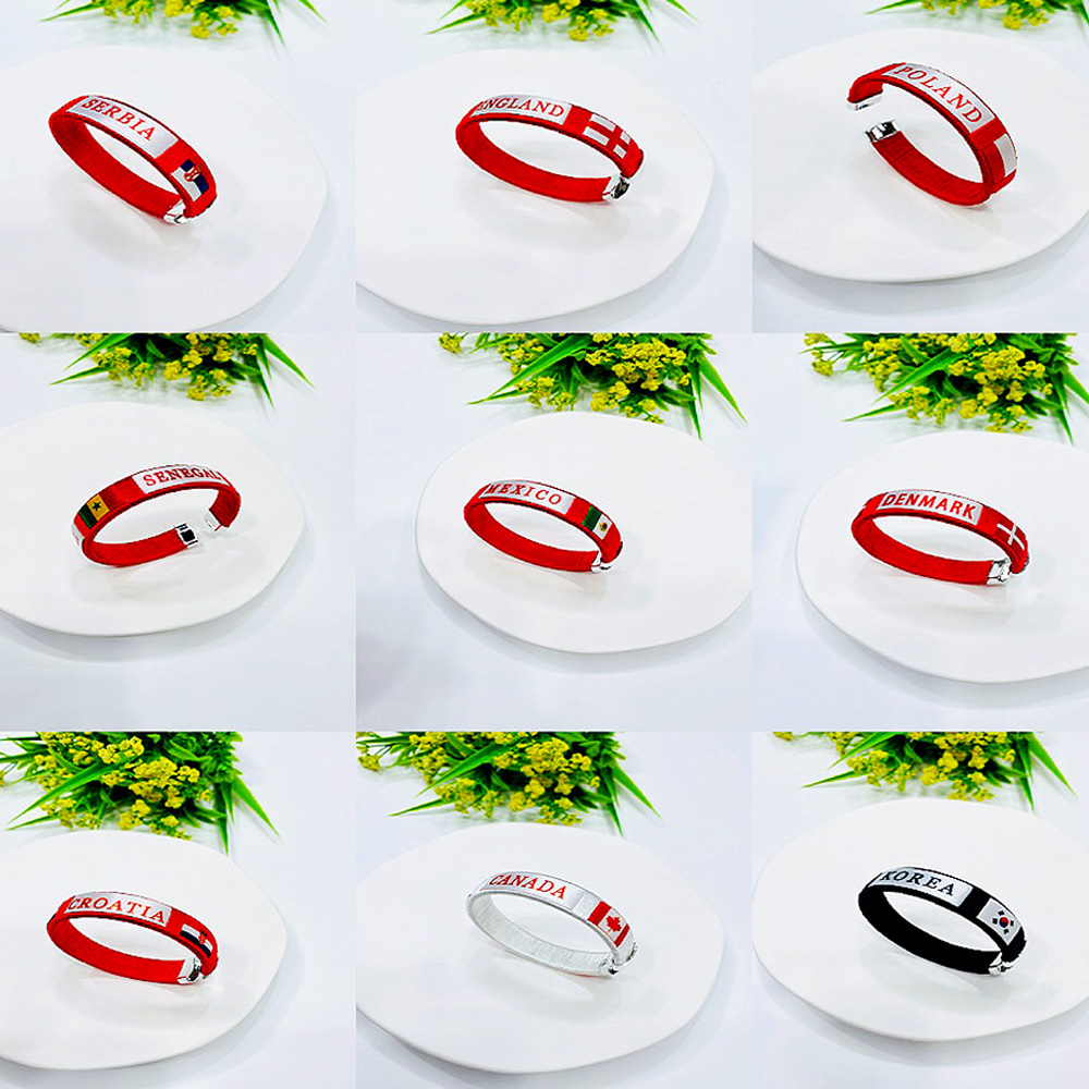 Newest National Flag Bracelet  – Home Decor Canada recenzja i cena