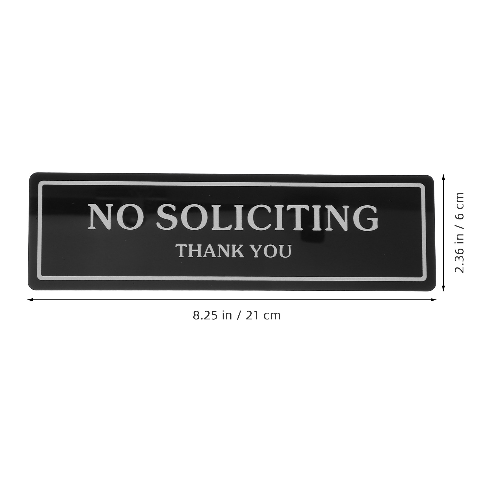 1 set 1 Set No Soliciting Acry – Home Decor Store recenzja i cena