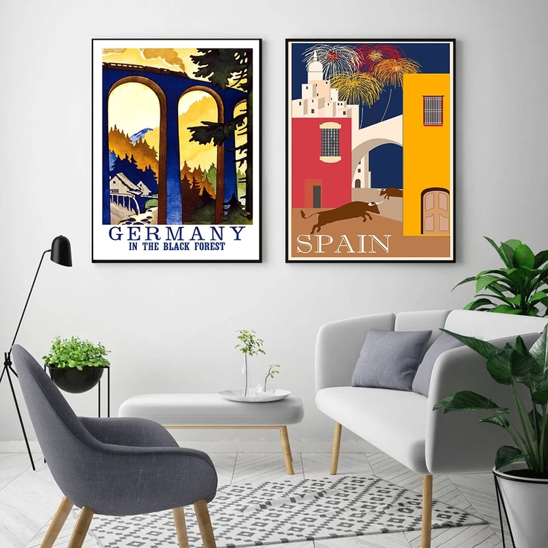 Famous City Travel Poster Braz – Home Decor Canada recenzja i cena