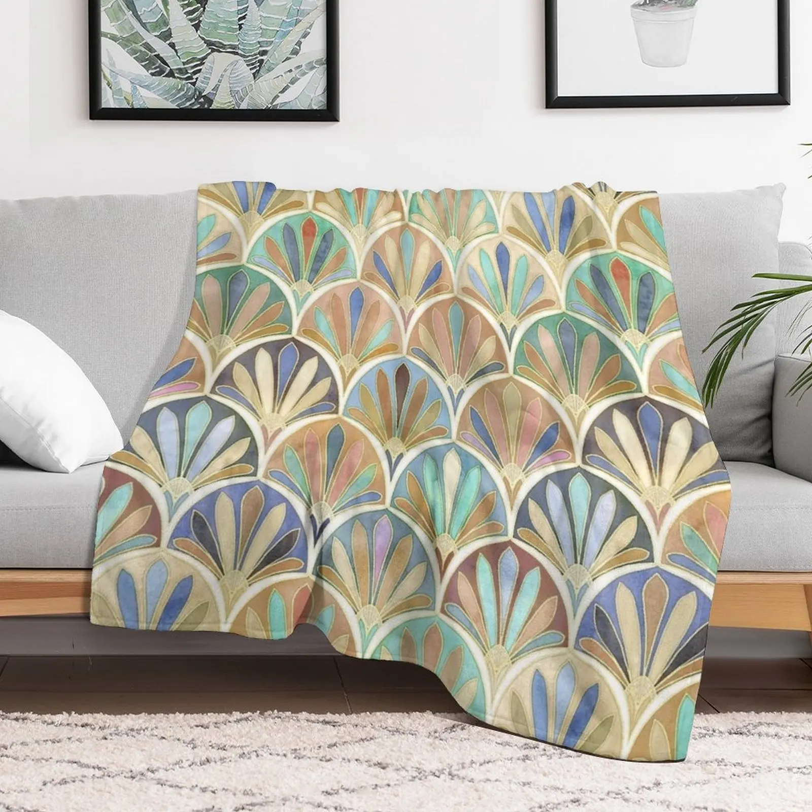 Autumn Neutrals Vintage Twenti – Neutral Throw Blanket recenzja i cena