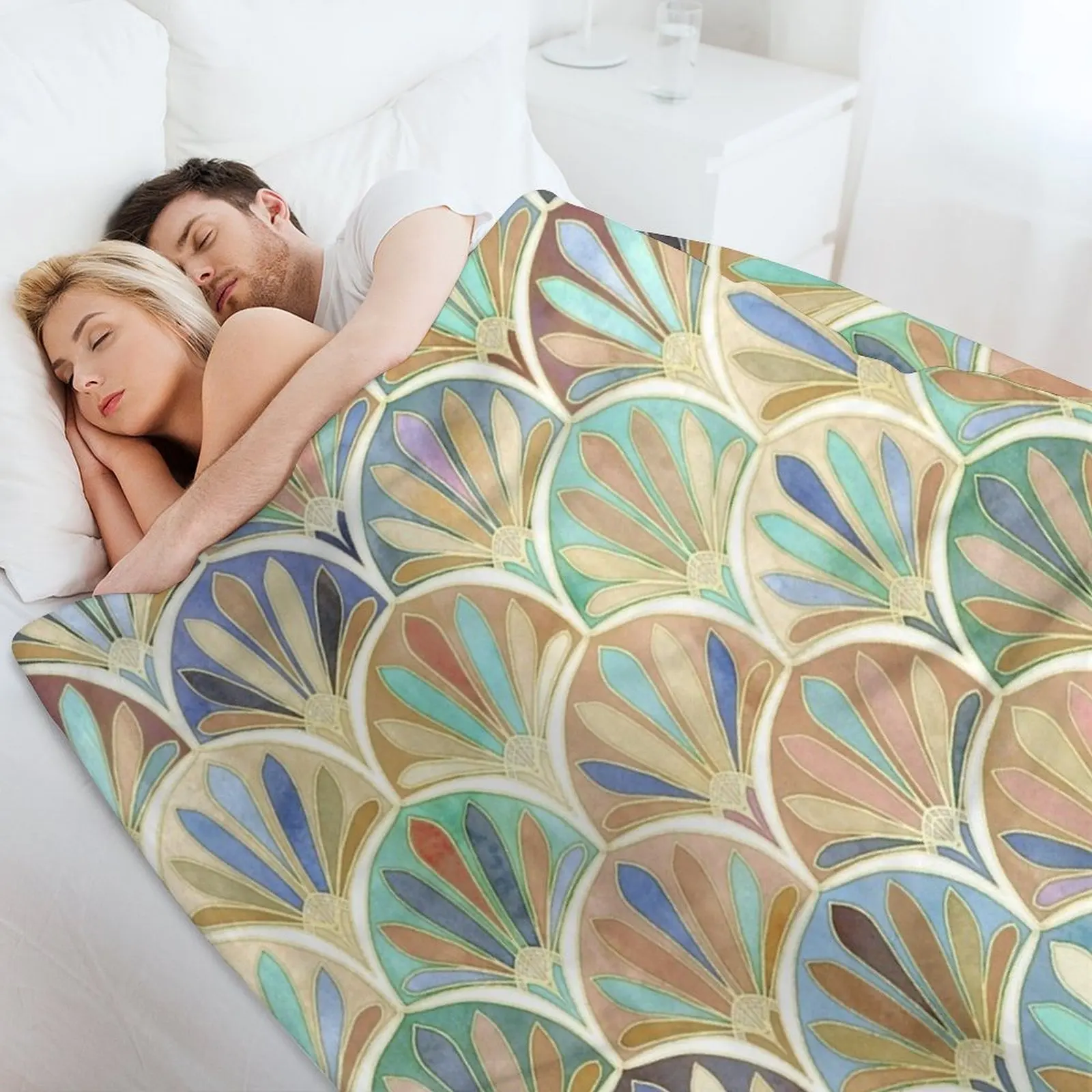 Autumn Neutrals Vintage Twenti – Neutral Throw Blanket recenzja i cena