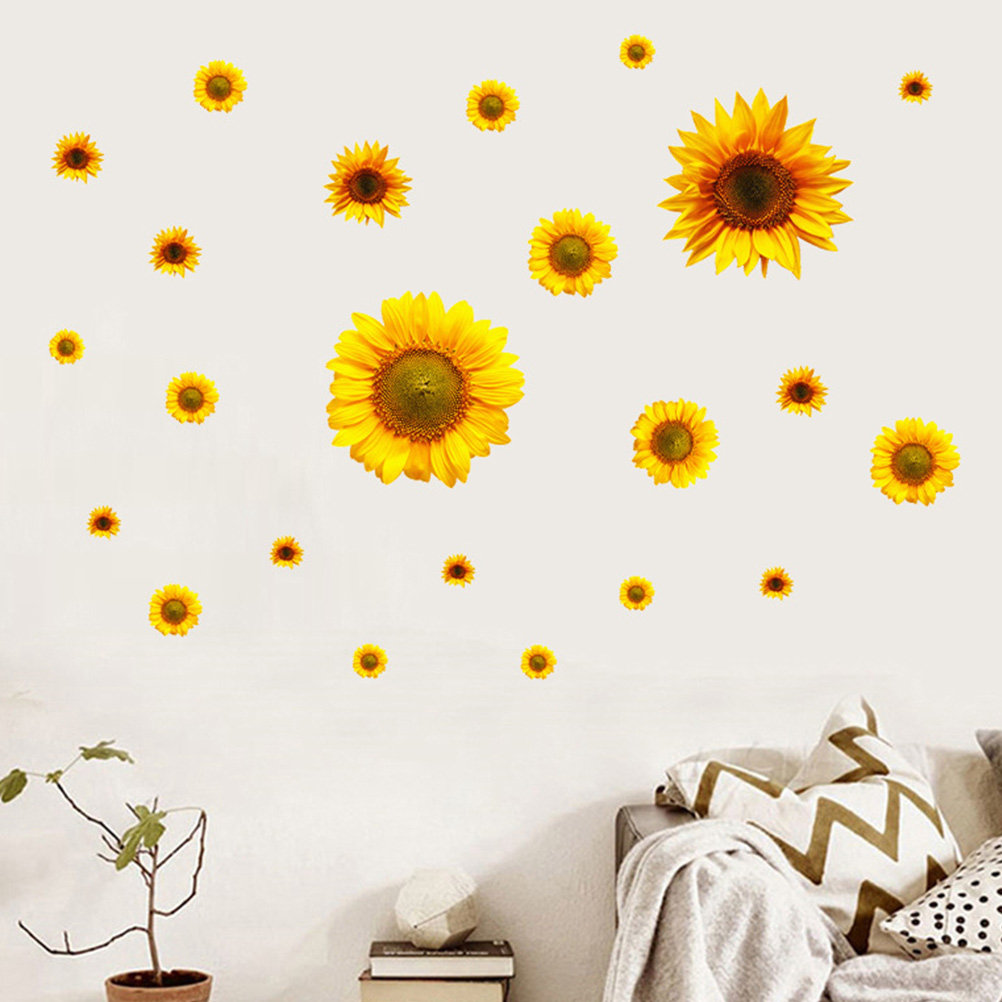 Sunflower Wall Sticker PVC Dec – Home Decor Store recenzja i cena