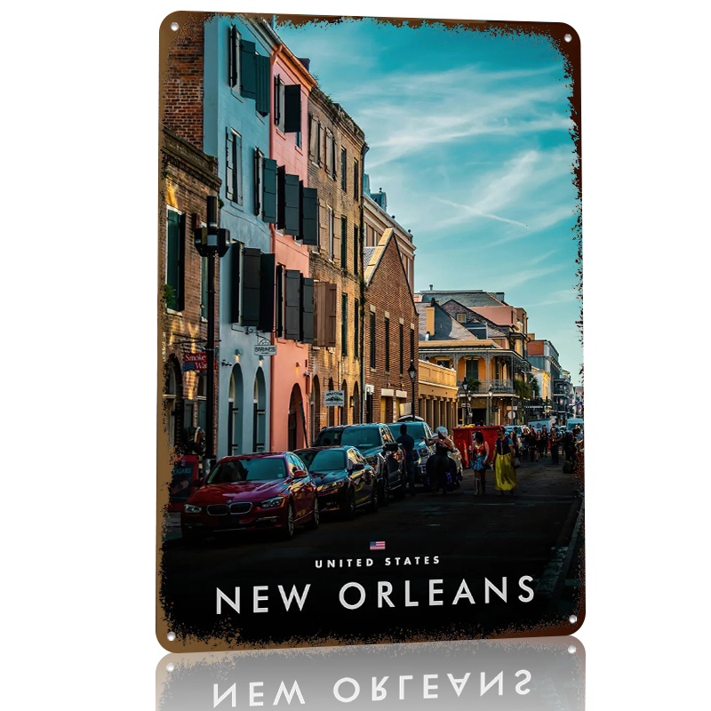 New Orleans Street Scene Print – Home Decor New Orleans recenzja i cena