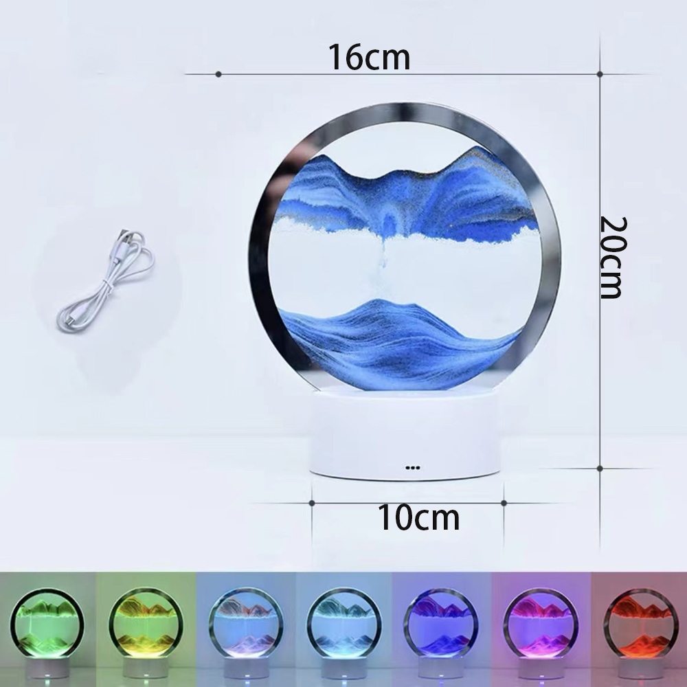 Creative hourglass luminous qu – Sand Art Picture recenzja i cena