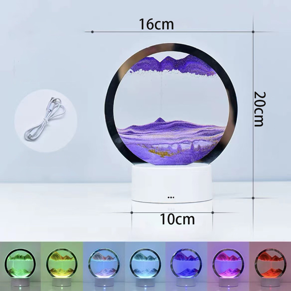 Creative hourglass luminous qu – Sand Art Picture recenzja i cena