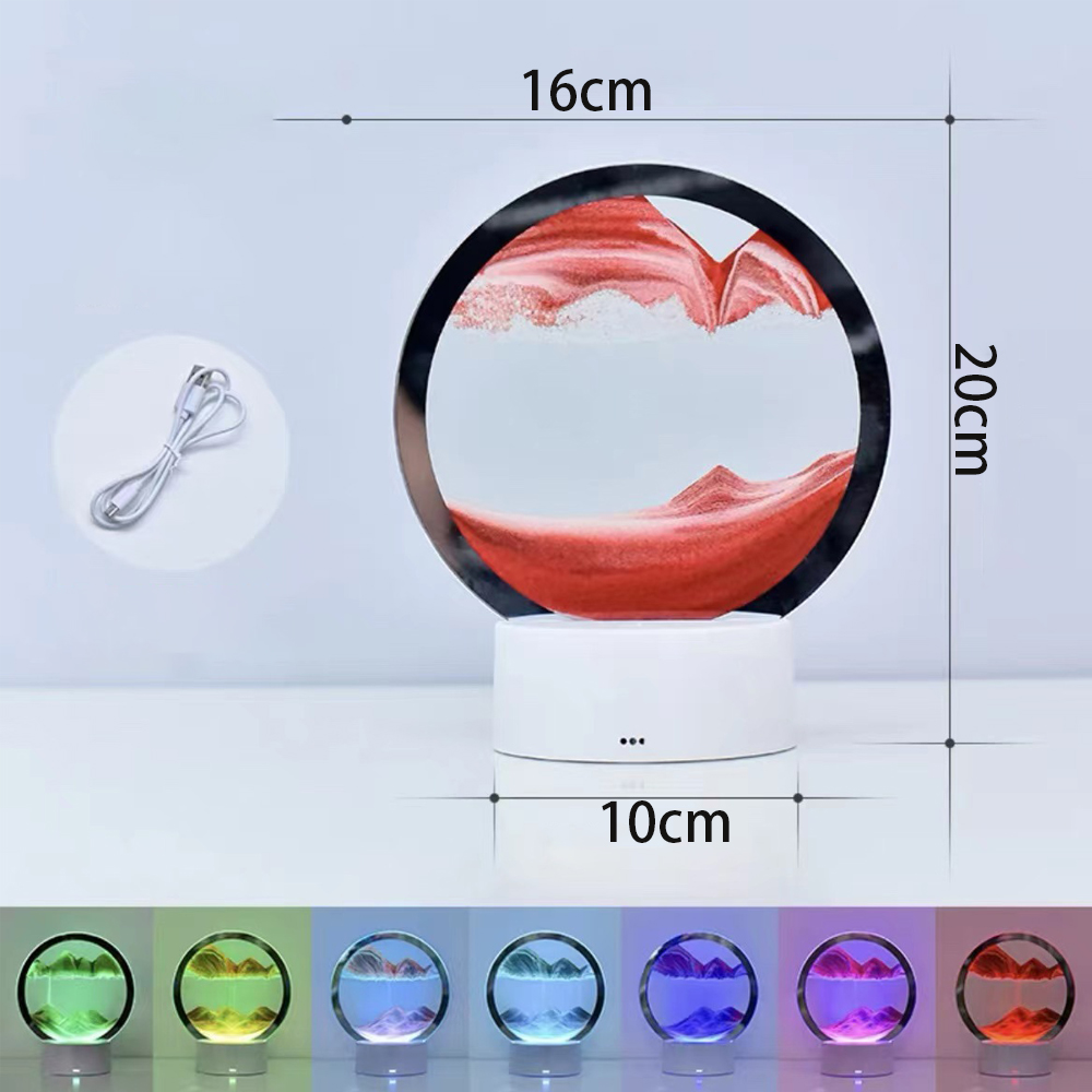 Creative hourglass luminous qu – Sand Art Picture recenzja i cena